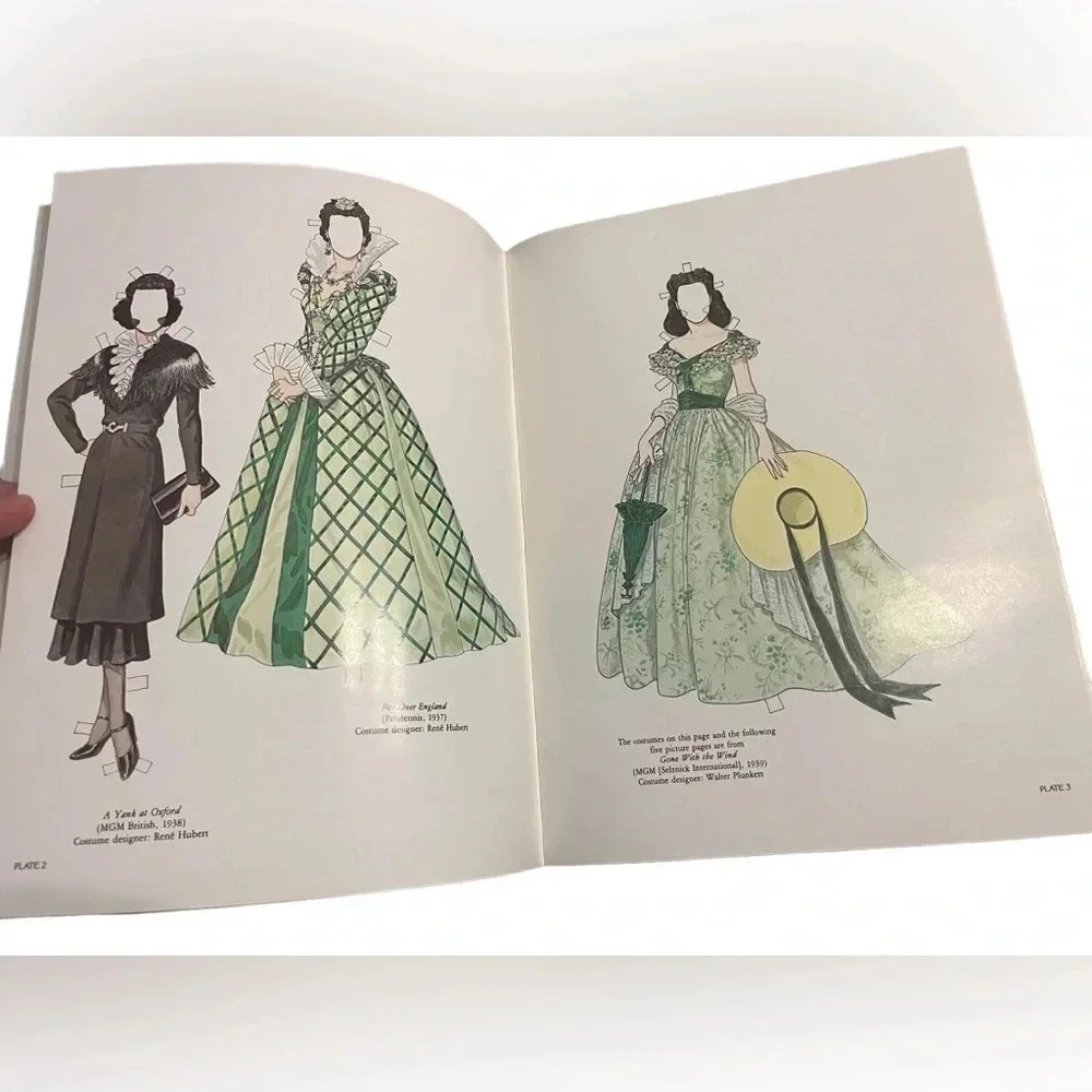 Tom Tierney Vivien Leigh Paper Dolls in Full Color Book